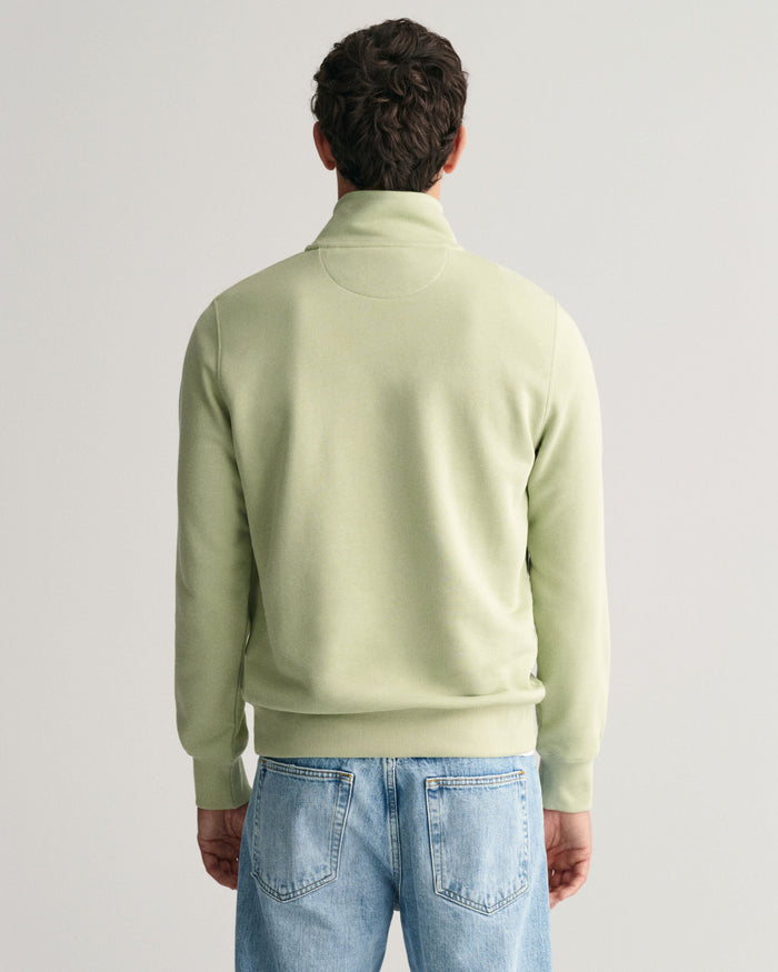 Shield Half-Zip Sweatshirt in Green