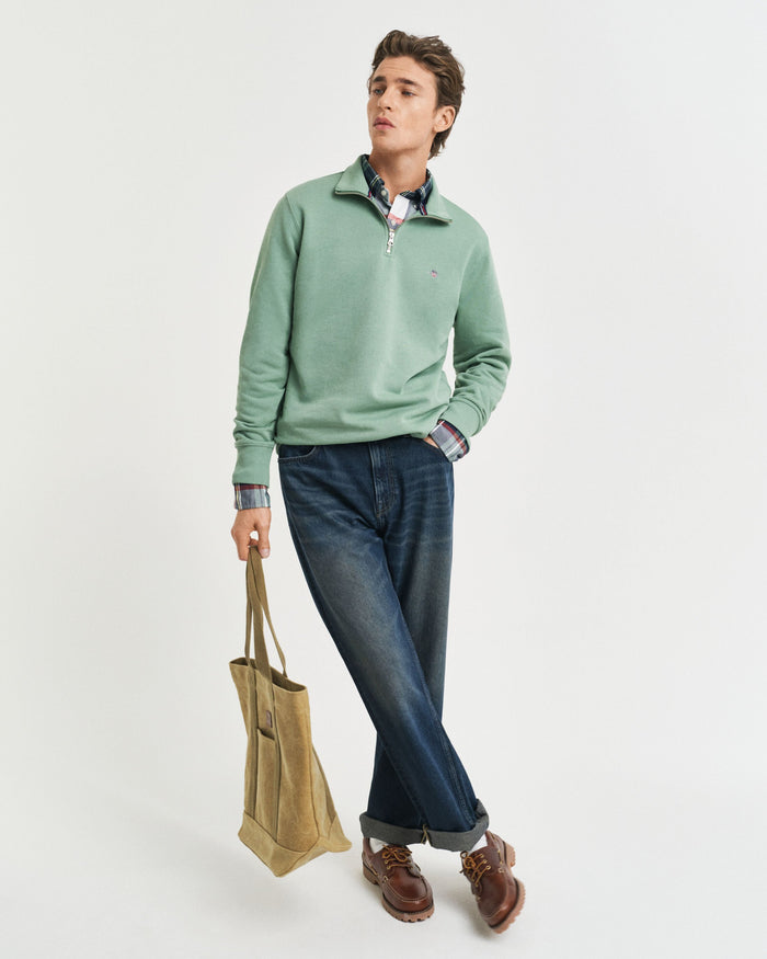 Shield Half-Zip Sweatshirt in Kalamata