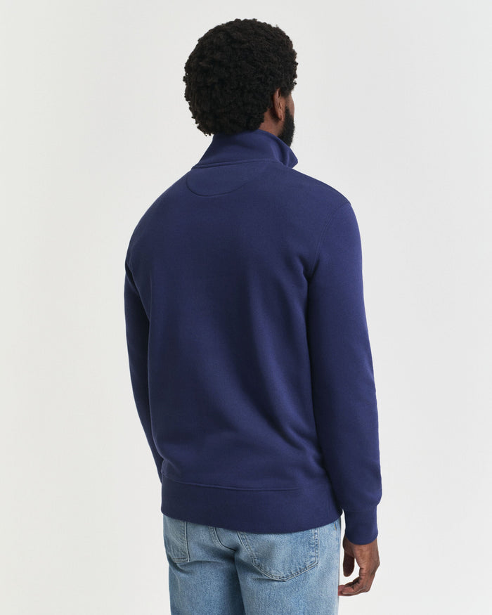 Shield Half-Zip Sweatshirt in Navy