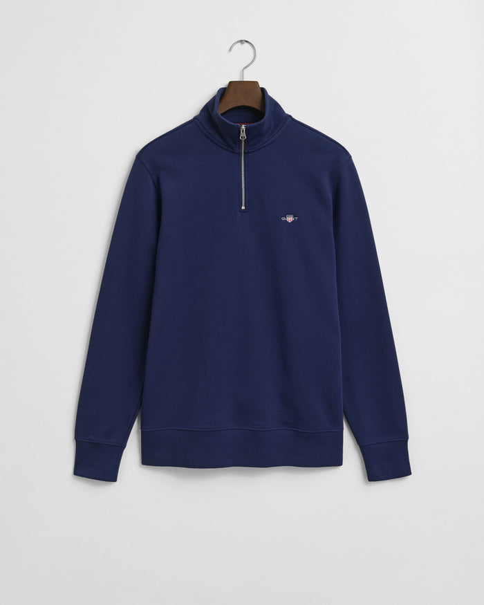 Shield Half-Zip Sweatshirt in Navy