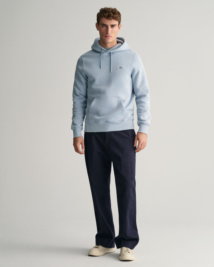 Shield Hoodie in Dove Blue