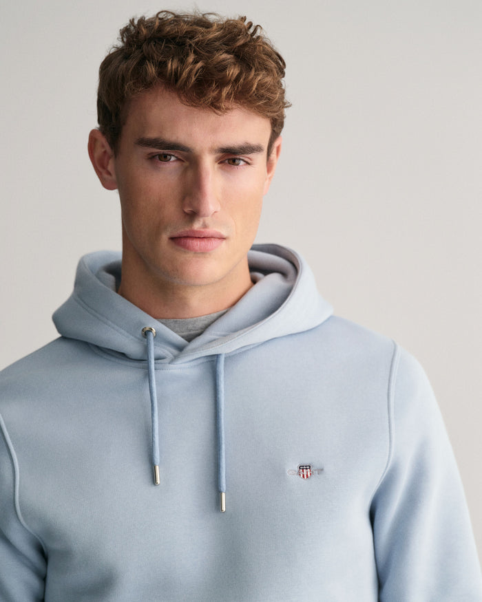 Shield Hoodie in Dove Blue