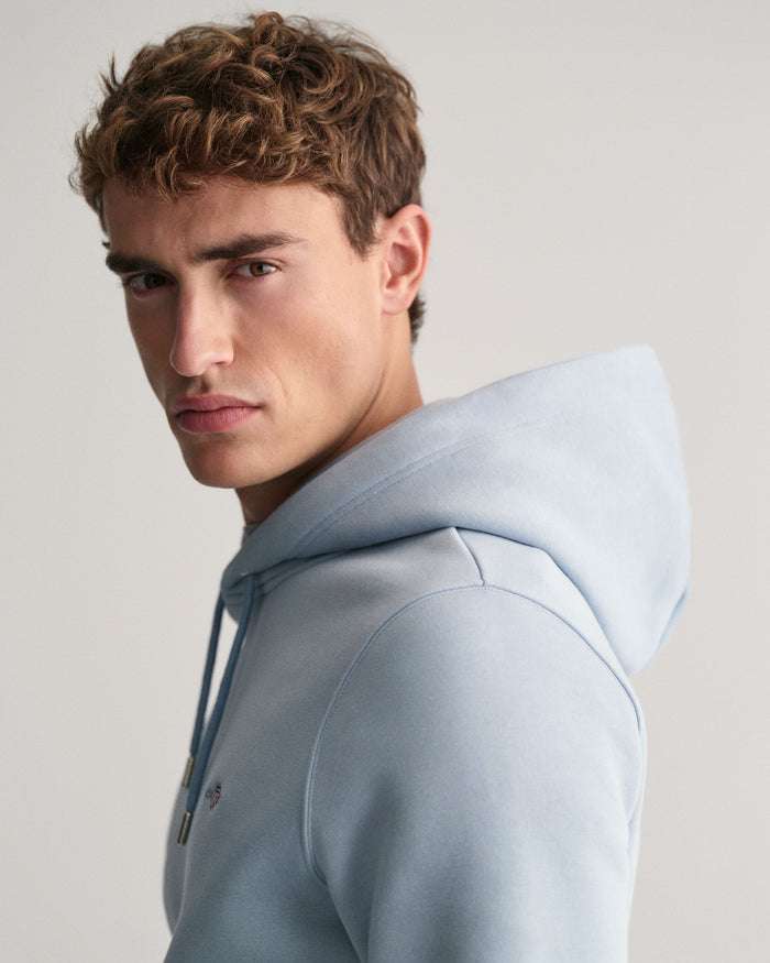 Shield Hoodie in Dove Blue