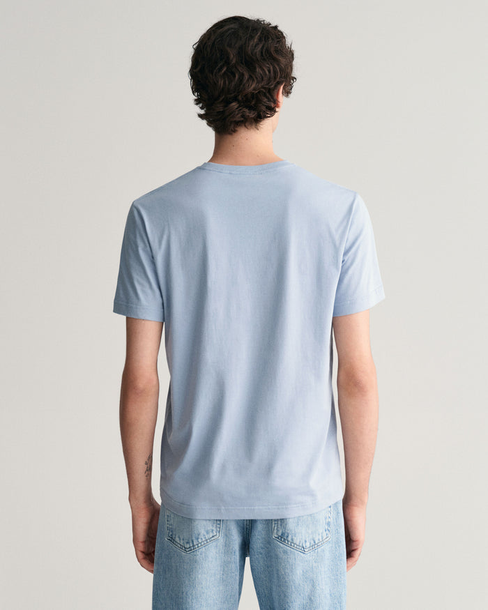 Shield T-Shirt in Dove Blue