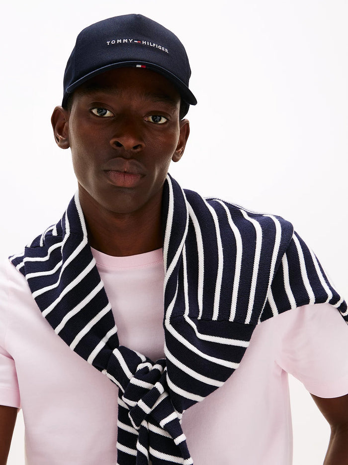 Six-Panel Baseball Cap in Navy