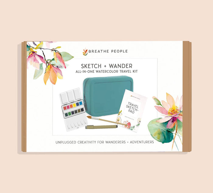 Sketch + Wander Watercolor Travel Kit- All in One Kit