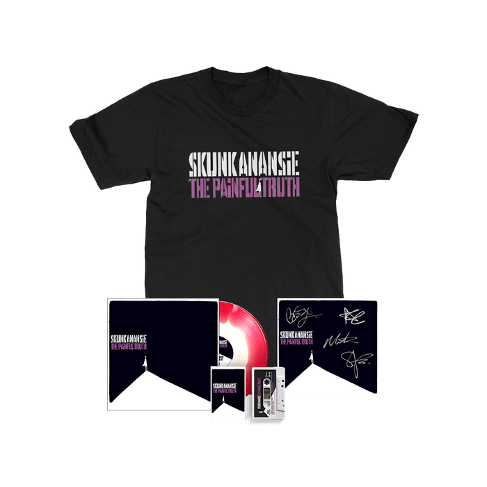 Skunk Anansie - The Painful Truth - Red / White Corona LP, Cassette, T-Shirt, Art Card (signed)