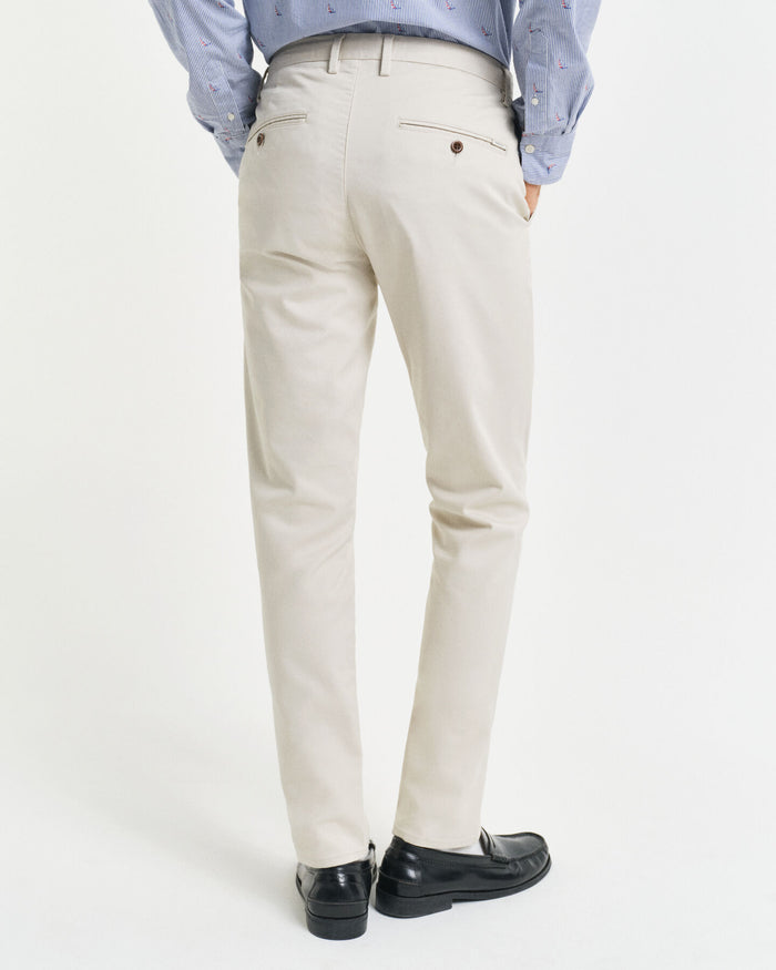 Slim Fit Chinos in Putty