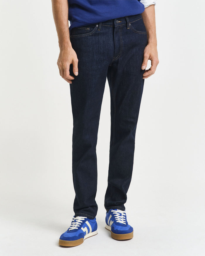 Slim Fit Jeans in Dark Blue