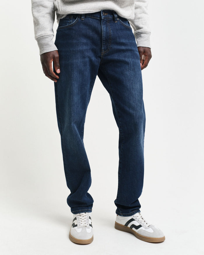 Slim Fit Jeans in Dark Blue