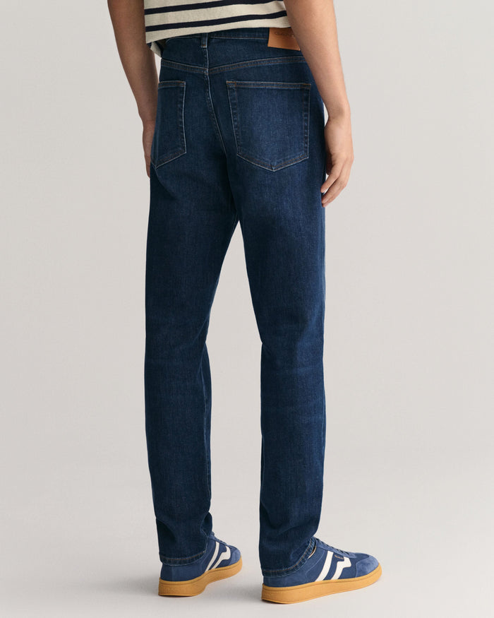 Slim Fit Jeans in Dark Blue