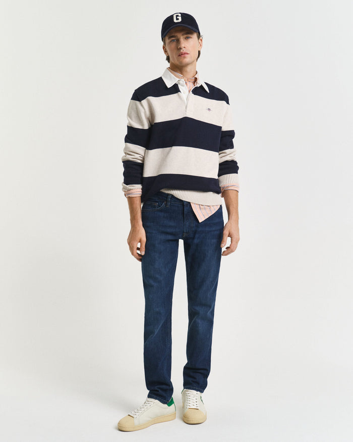 Slim Fit Jeans in Dark Blue