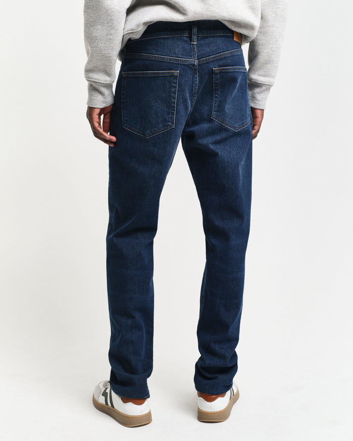 Slim Fit Jeans in Dark Blue