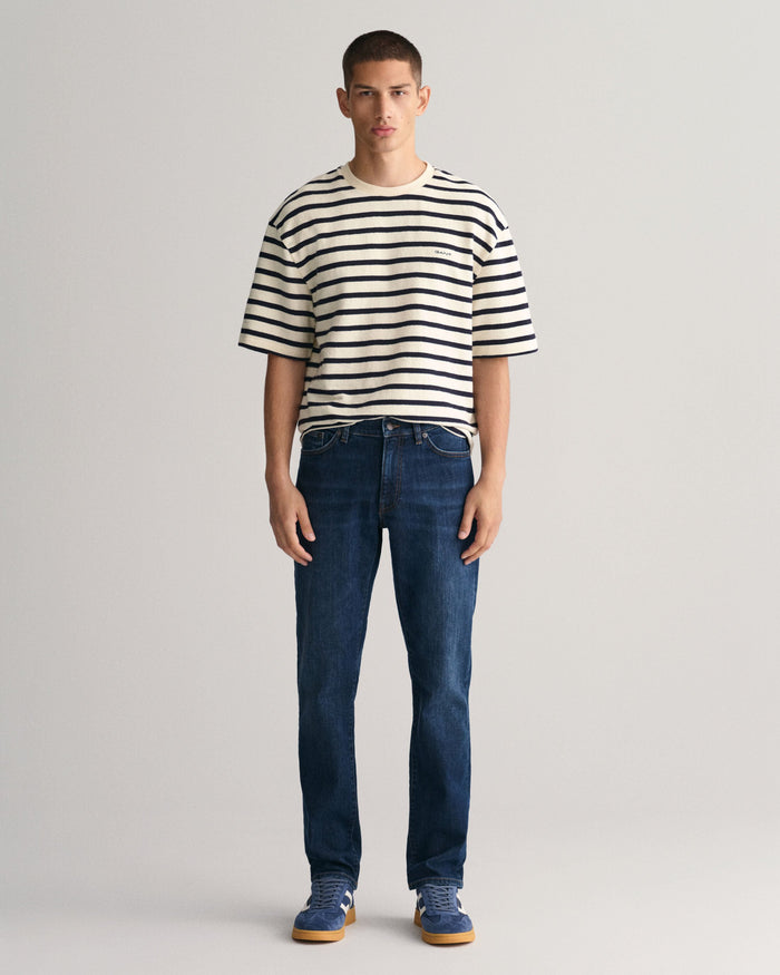 Slim Fit Jeans in Dark Blue