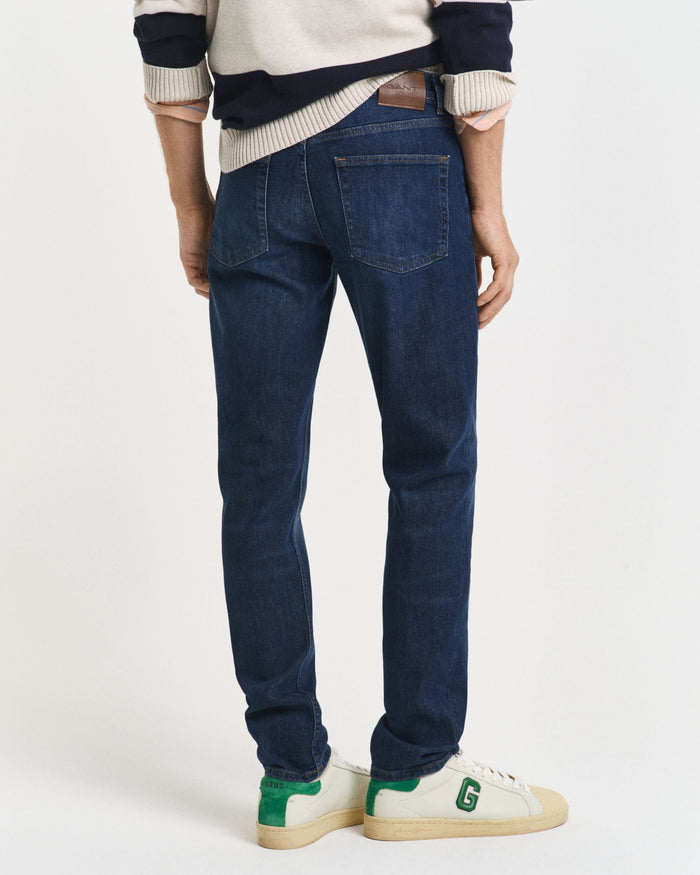 Slim Fit Jeans in Dark Blue