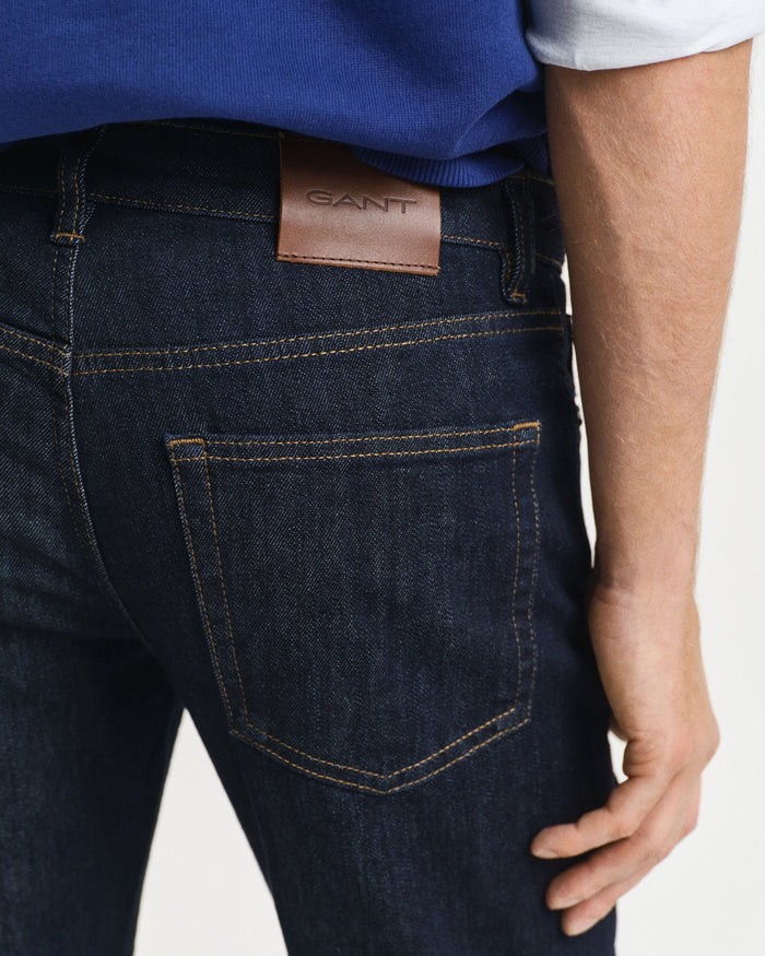 Slim Fit Jeans in Dark Blue