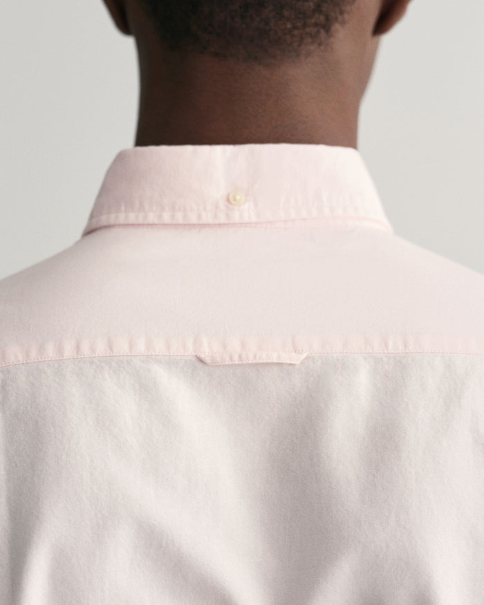 Slim Fit Oxford Shirt in Light Pink