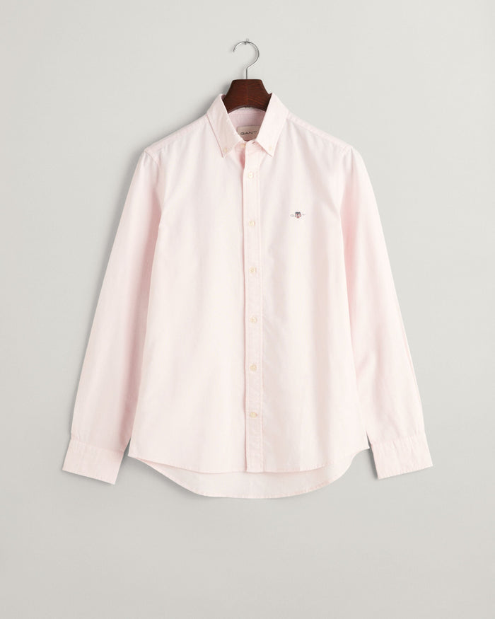 Slim Fit Oxford Shirt in Light Pink