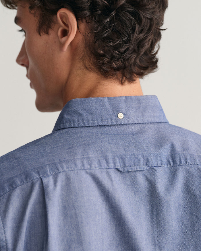 Slim Fit Oxford Shirt in Persian Blue