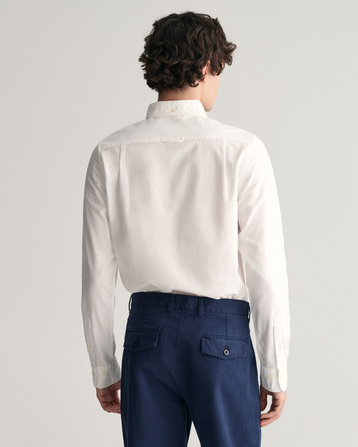 Slim Fit Oxford Shirt in White