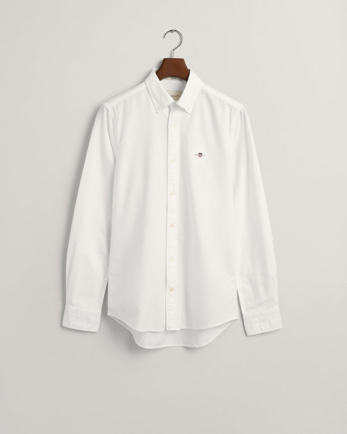 Slim Fit Oxford Shirt in White