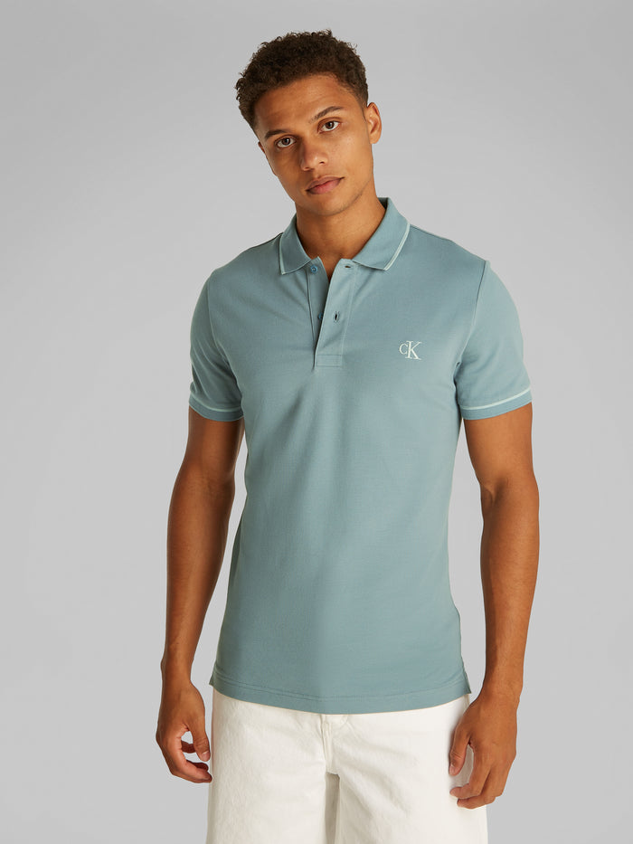 Slim Polo in Trooper