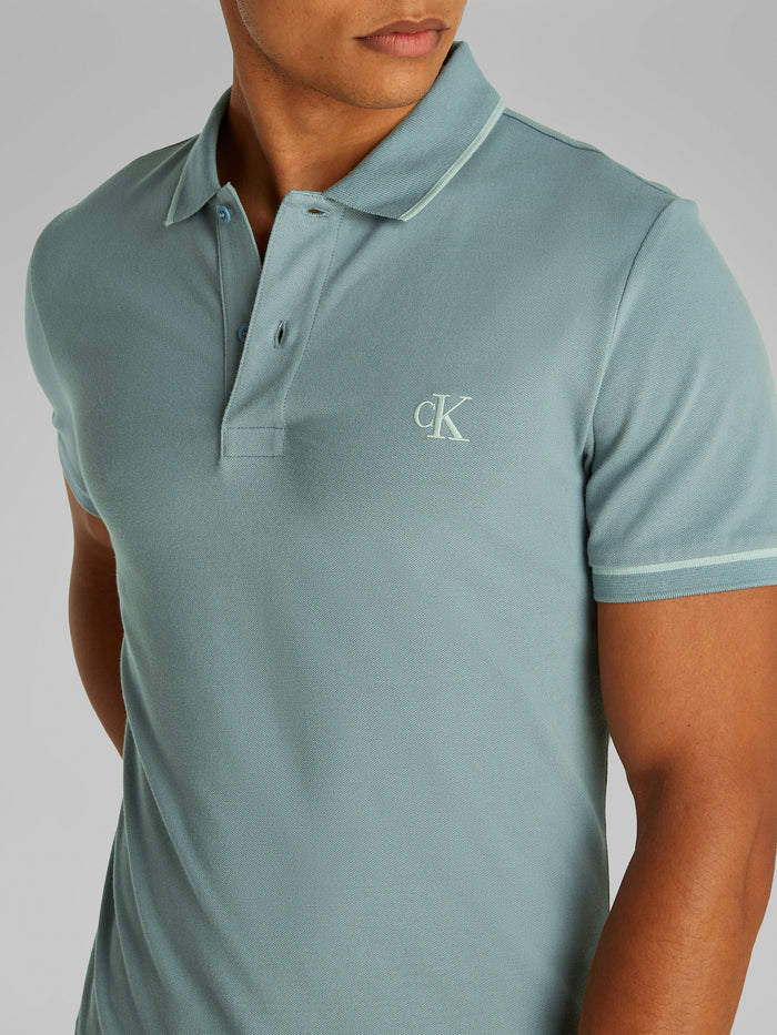 Slim Polo in Trooper