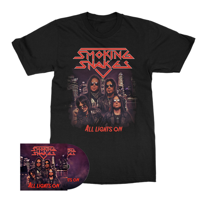 Smoking Snakes - All Lights On - CD Merch Bundle