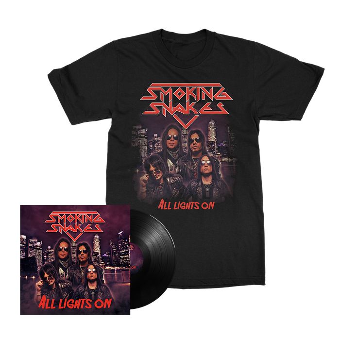 Smoking Snakes - All Lights On - Vinyl Merch Bundle