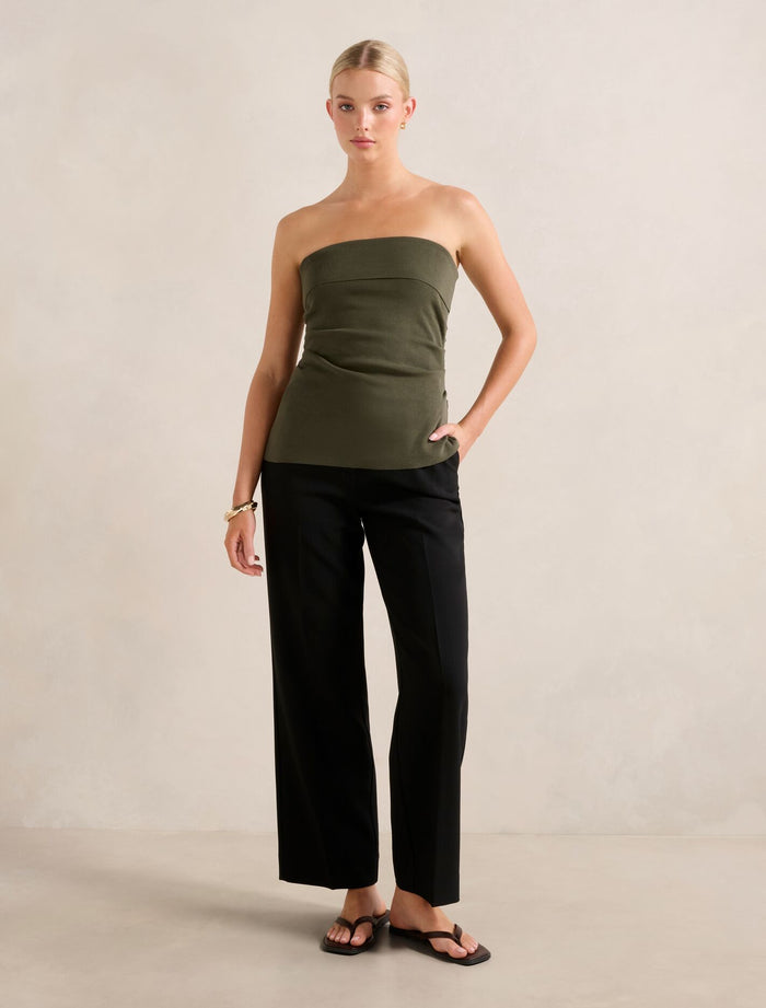 Sofia Asymmetric Knit Top Forever New