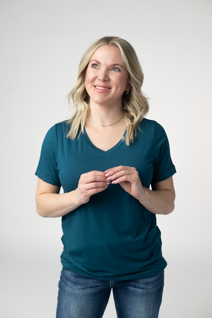 Sophie Top - Teal by Michelle Mae