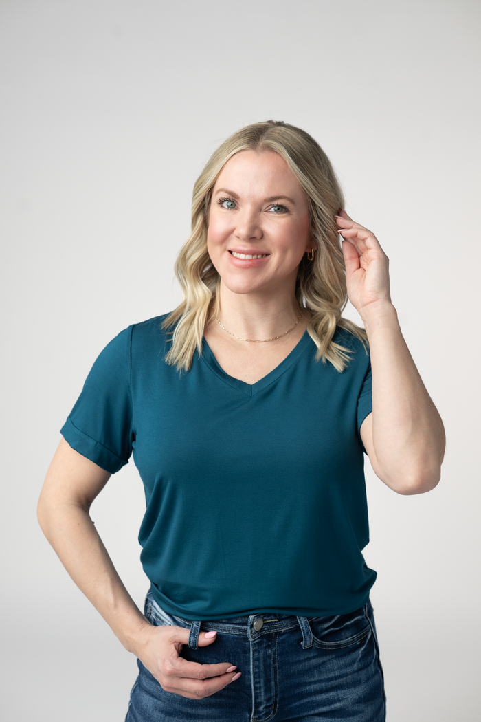 Sophie Top - Teal by Michelle Mae