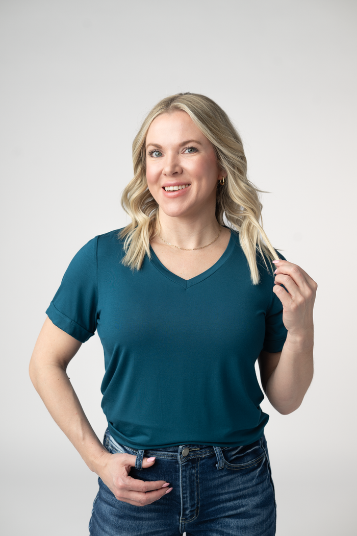 Sophie Top - Teal by Michelle Mae