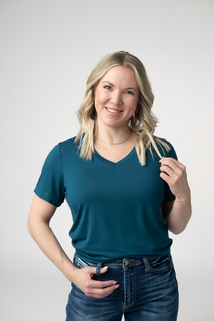 Sophie Top - Teal by Michelle Mae