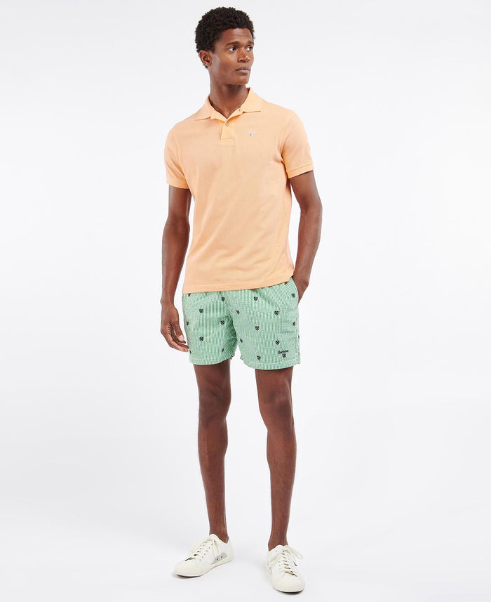 Sports Polo Shirt in Coral