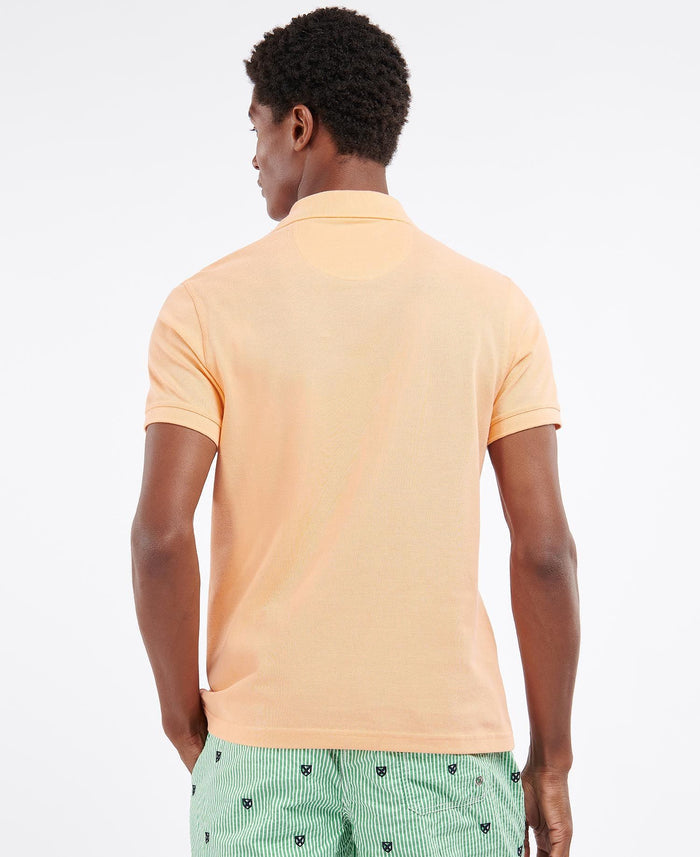 Sports Polo Shirt in Coral