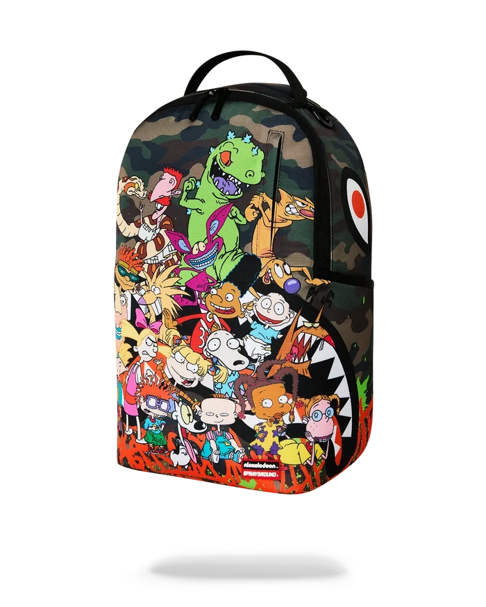 Sprayground 90s Nick The Hangout backpack with colorful 90s-inspired design and adjustable straps, casual accessory for everyday use.