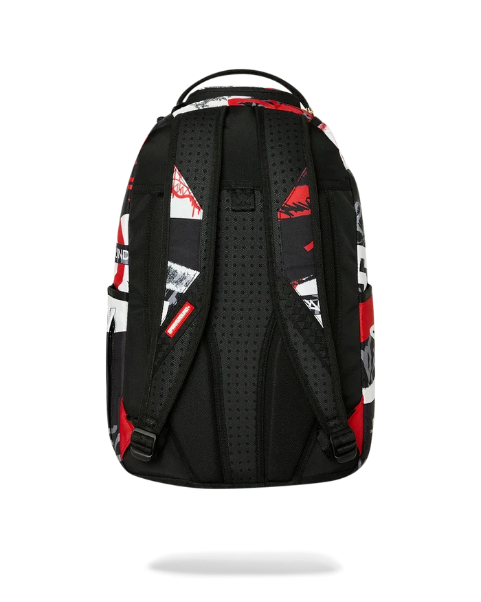 Sprayground Archive Legacy 16th Edition backpack featuring bold design and durable accessories in vibrant colors.