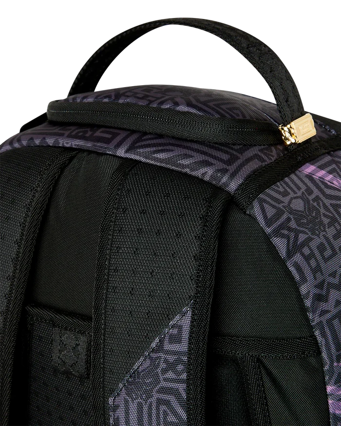Sprayground Black Panther official collaboration backpack featuring bold black and graphic design, ideal for accessories and everyday use.