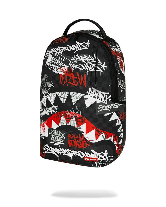 Sprayground Branded Bandit backpack featuring bold logo design and adjustable straps, designed for stylish accessories.