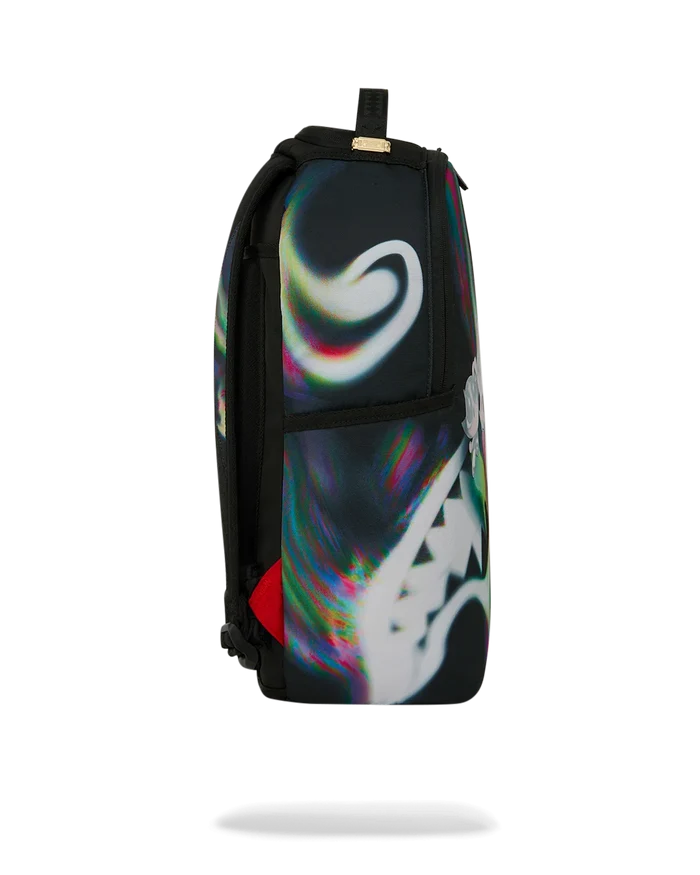 Sprayground Powerpuff Girls Power Flex backpack with colorful cartoon character design and adjustable straps for accessories.