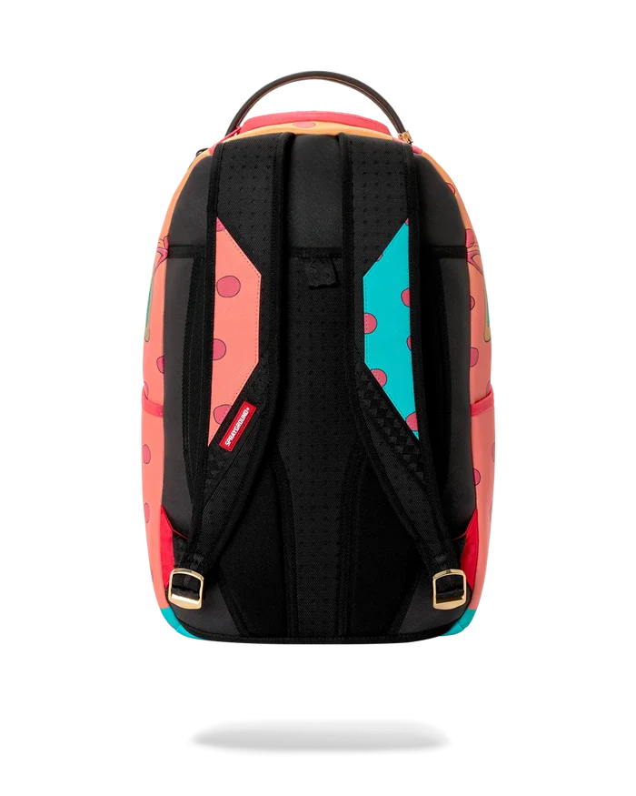 Sprayground Rugrats Susie Hula Hoops backpack featuring colorful cartoon character design and adjustable straps.