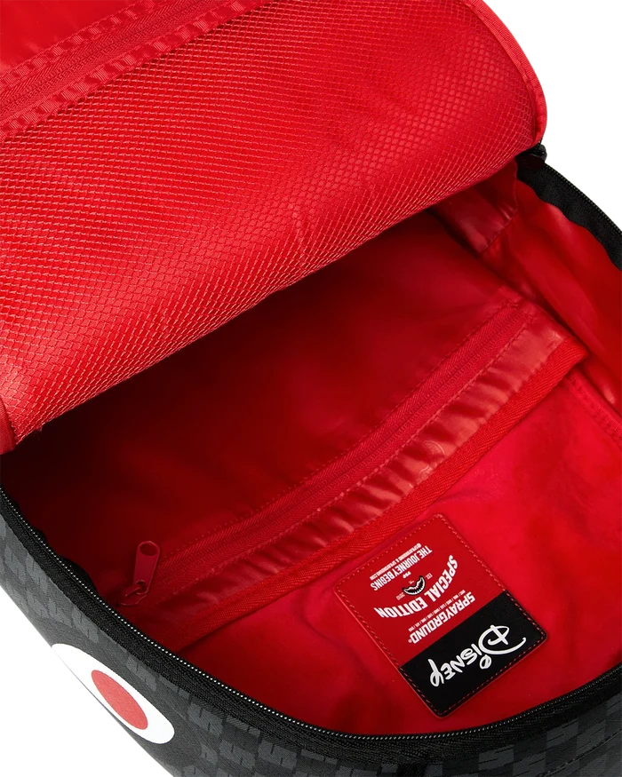Sprayground Scrooge McDuck money counter backpack with colorful cartoon design and adjustable straps, accessory for fans of unique backpacks.