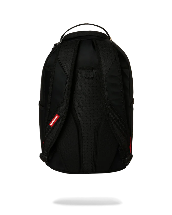 Sprayground Shark Central 2 black and white backpack with shark graphic, durable accessories bag for daily use.