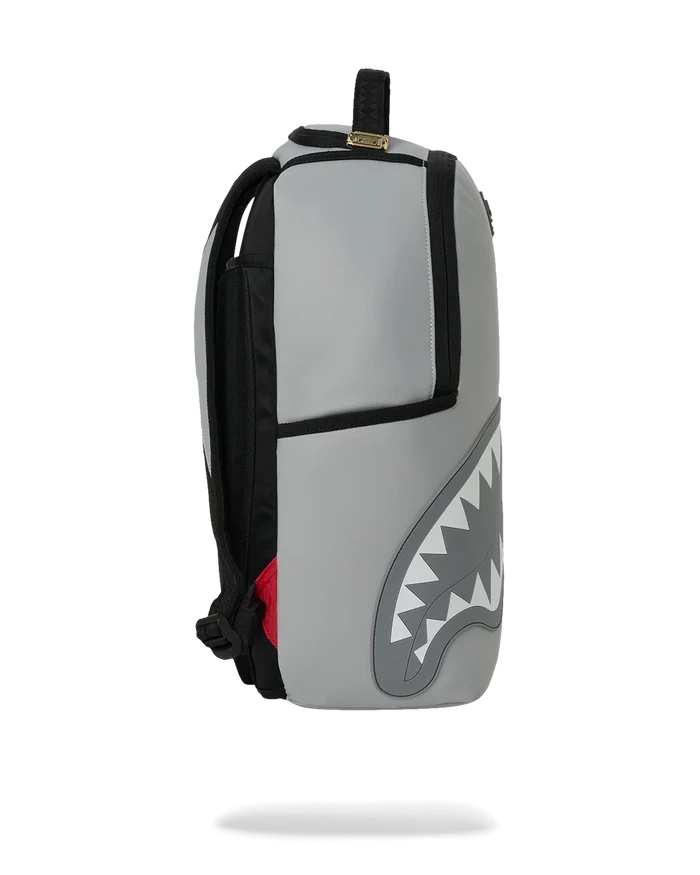 Sprayground Shark Central Passport 2.0 Haze backpack with shark graphic, durable straps, and multiple compartments.