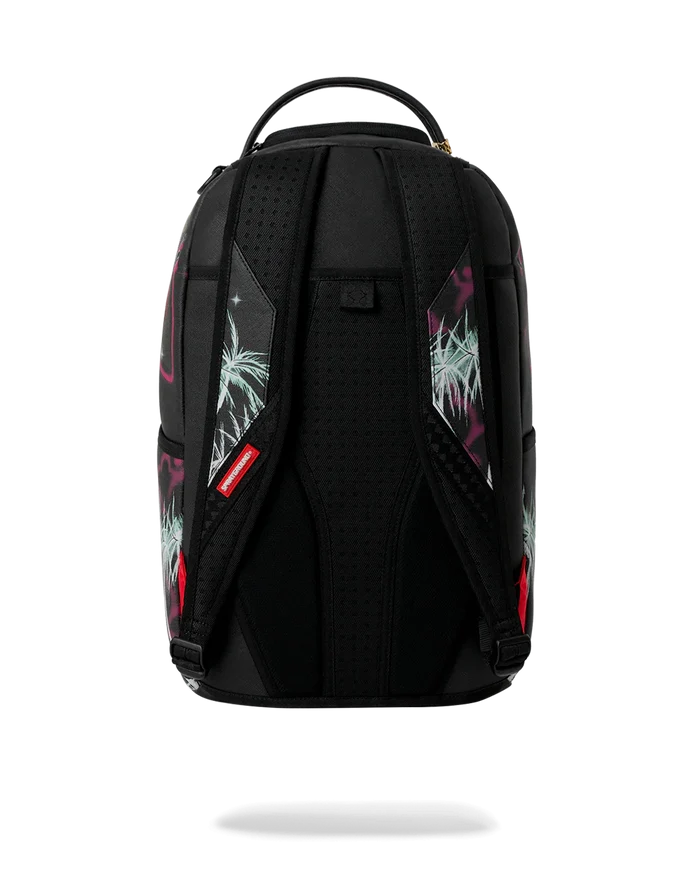 Sprayground Spray Session backpack featuring bold graffiti-inspired design, durable straps, and multiple compartments.