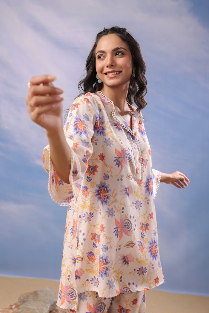 Spring Serenity Russian Silk Co-ord Set