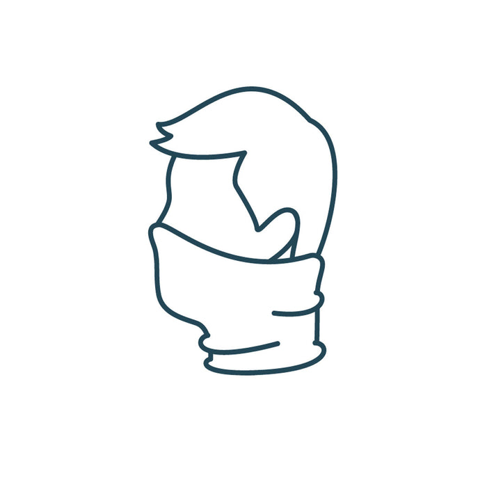 Sub Zero thermal neck warmer outline drawing for the Ukrainian appeal donations