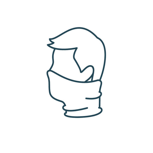 Sub Zero thermal neck warmer outline drawing for the Ukrainian appeal donations