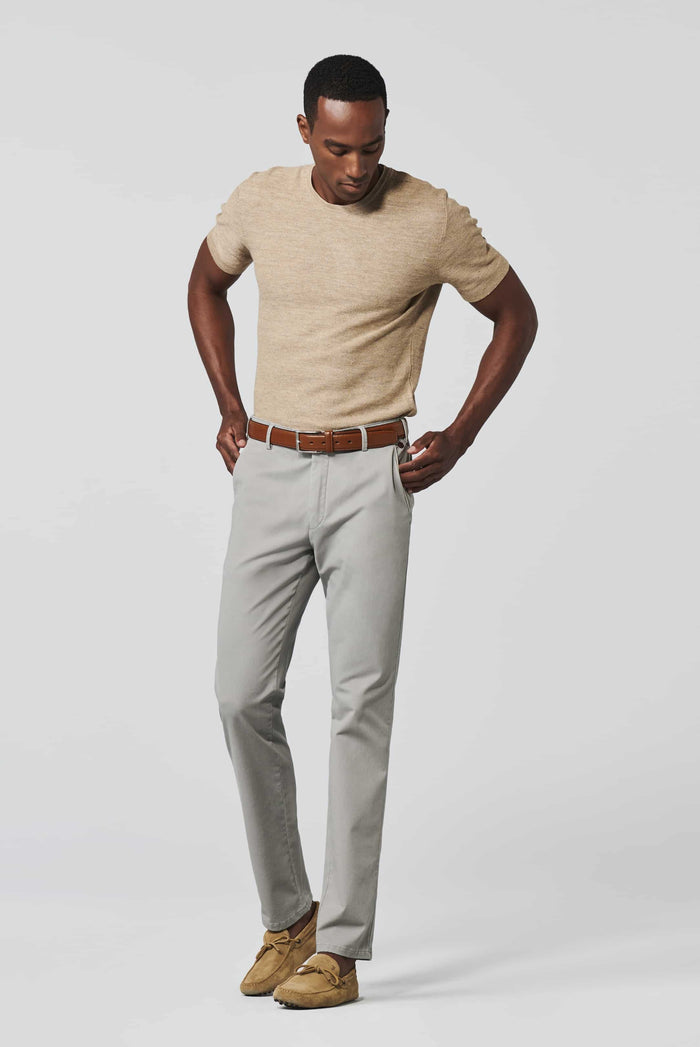 Summer Two-Tone Chinos in Silver